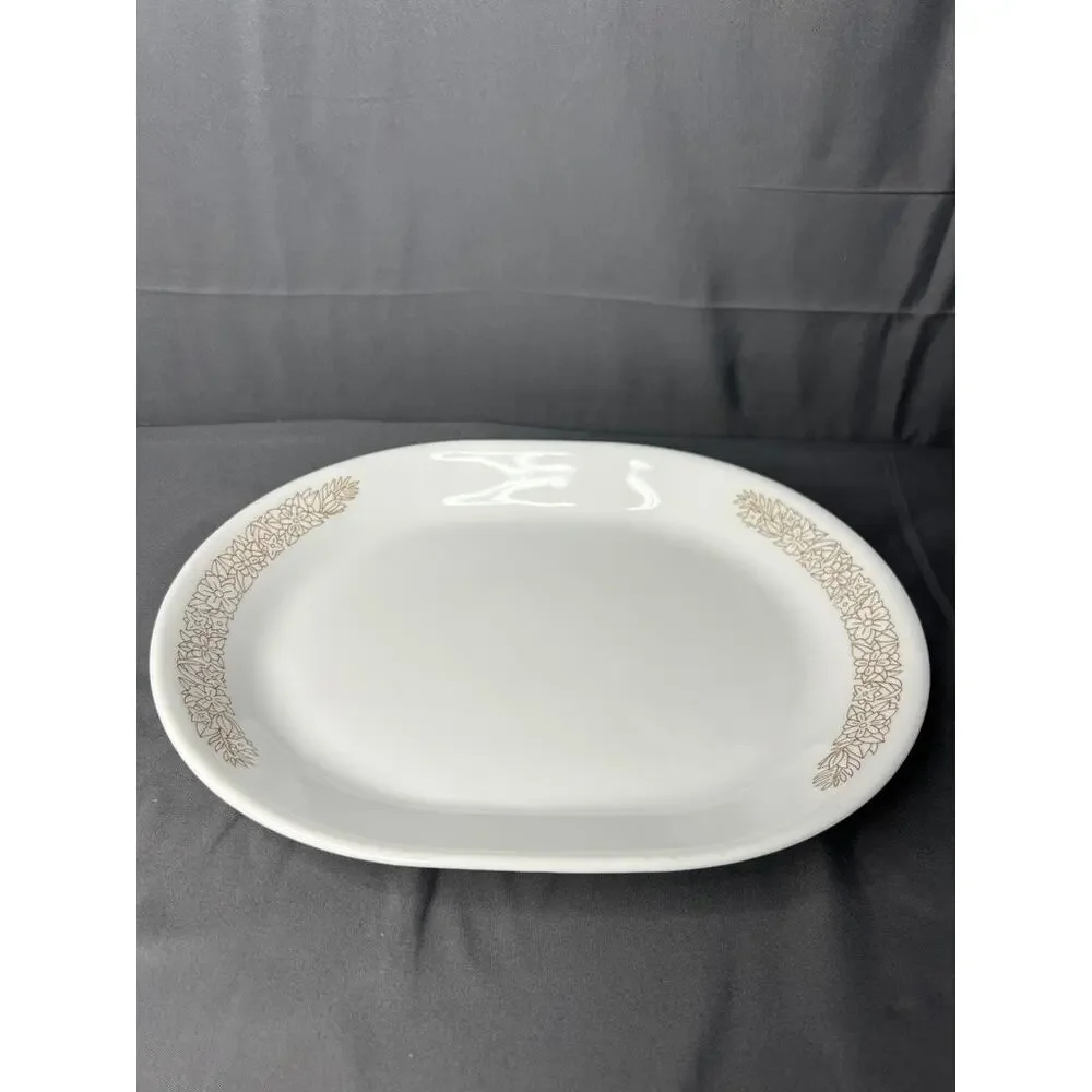 Vintage Corelle Woodland Brown 12x10 Serving Platter USA